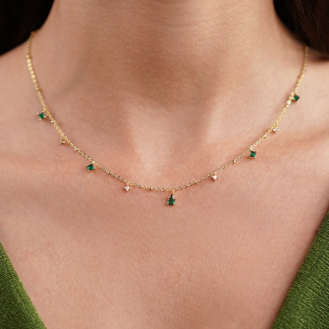 Collier en or Emily Kristall