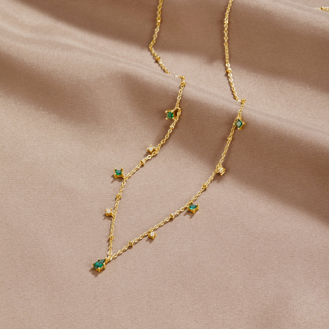 Collier en or Emily Kristall