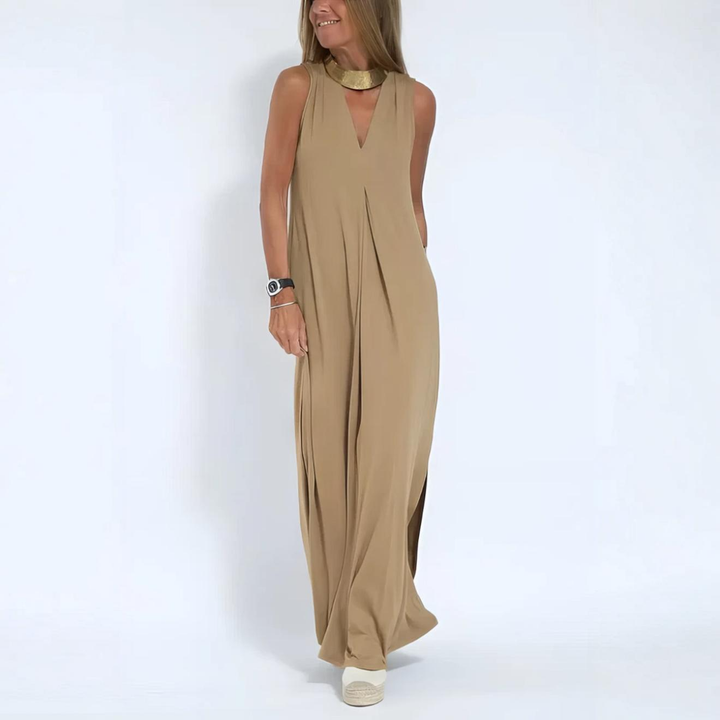 Morgane | Elegant Long Dress with Complimentary Cardigan