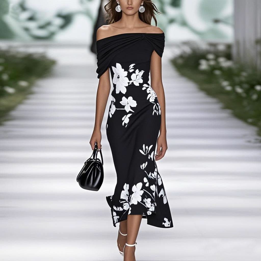Carmen | Elegant Dress Fresh Orchid