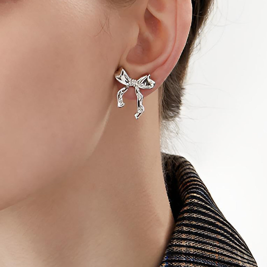 Boucles d'oreilles en forme de nœud pour bébé