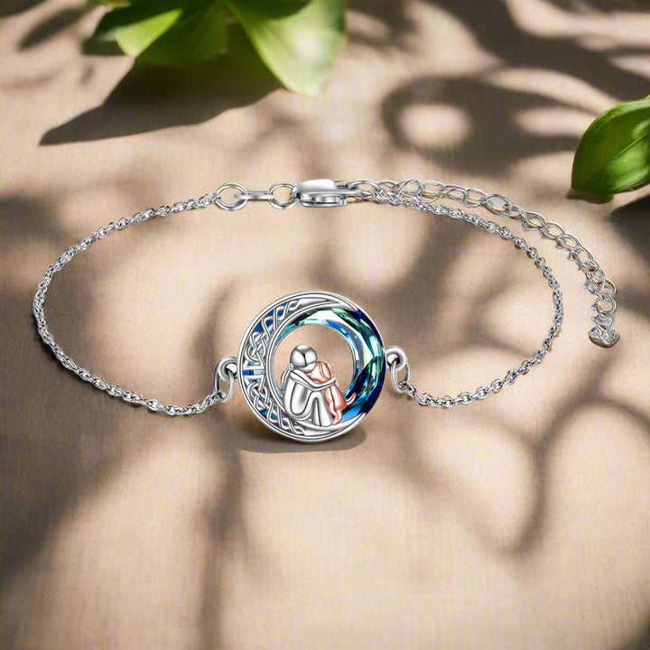Bracelet à Charms pour Chien en Argent Sterling Ajustable