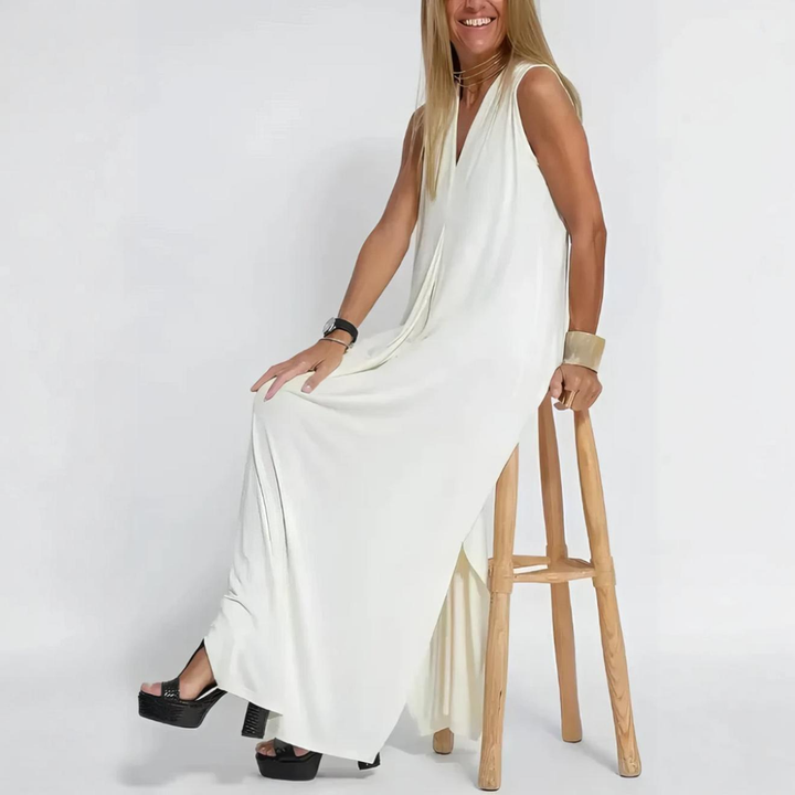 Morgane | Elegant Long Dress with Complimentary Cardigan
