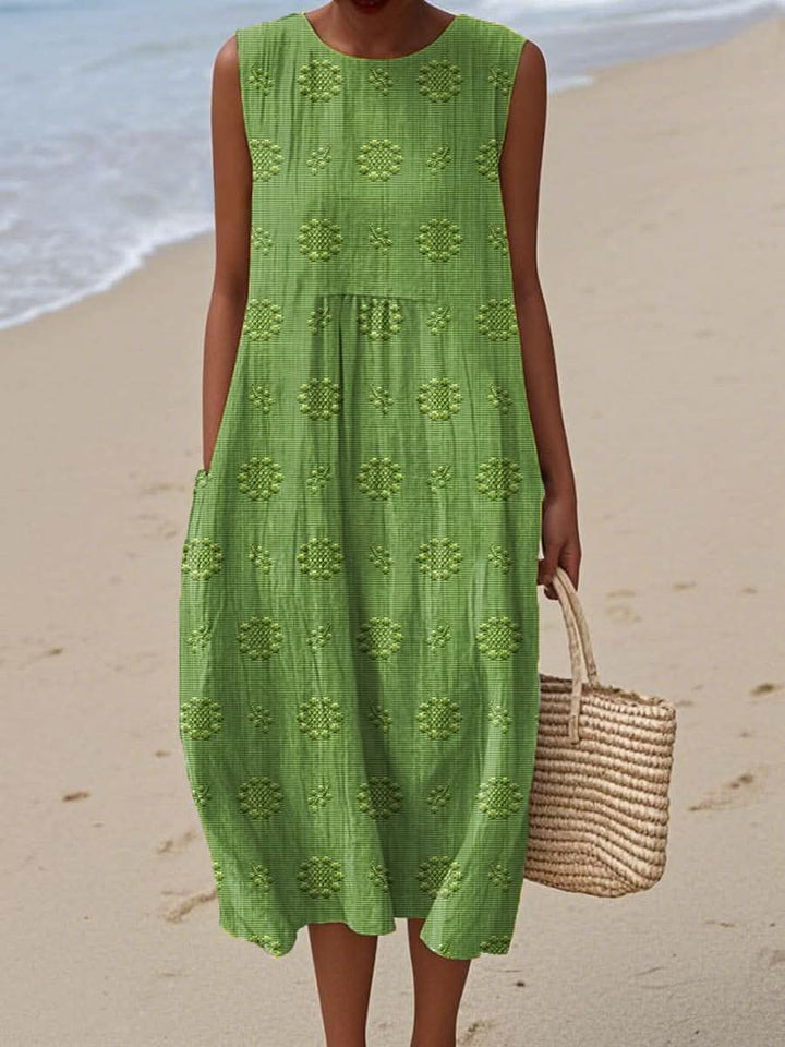 Morgane | Cotton Floral Dress