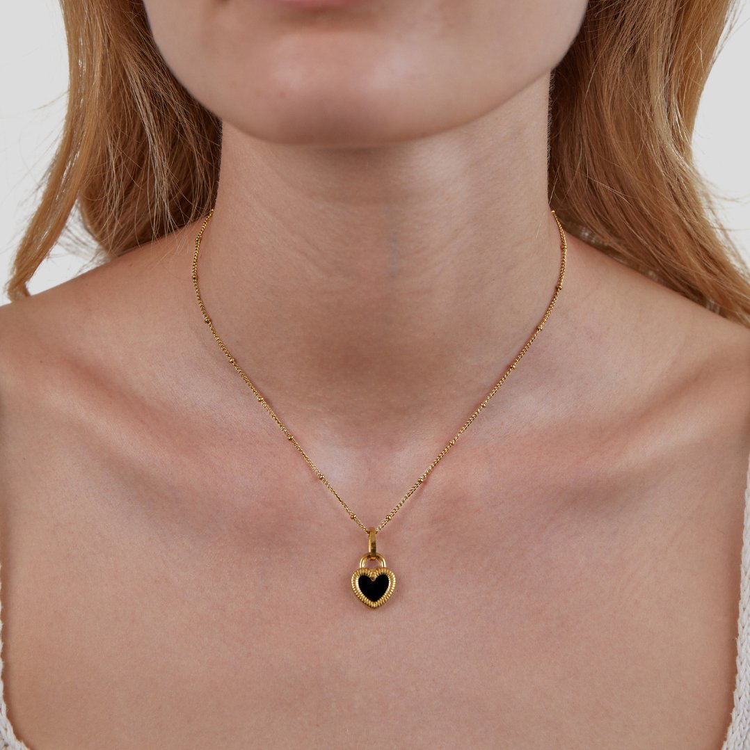 Collier Cœur Réversible
