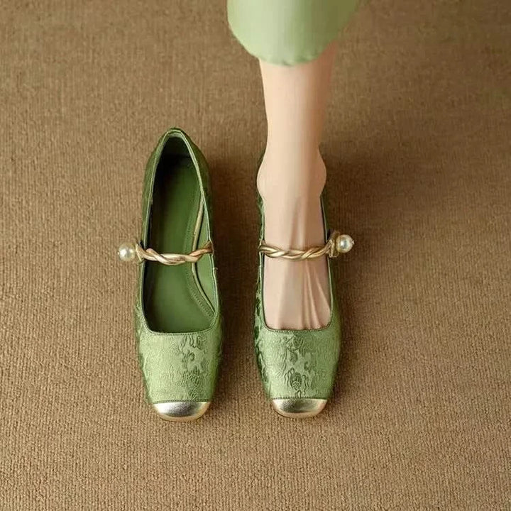 Morgane™ | Éclat botanique ballerine élégante