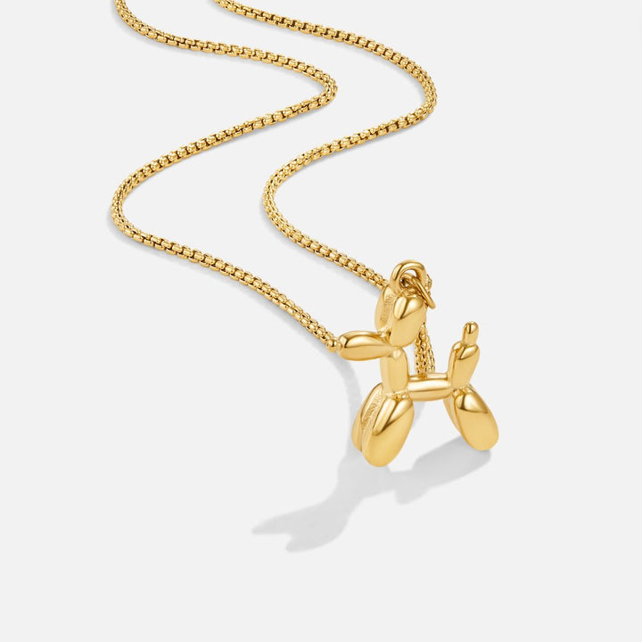 Collier en forme de ballon doré