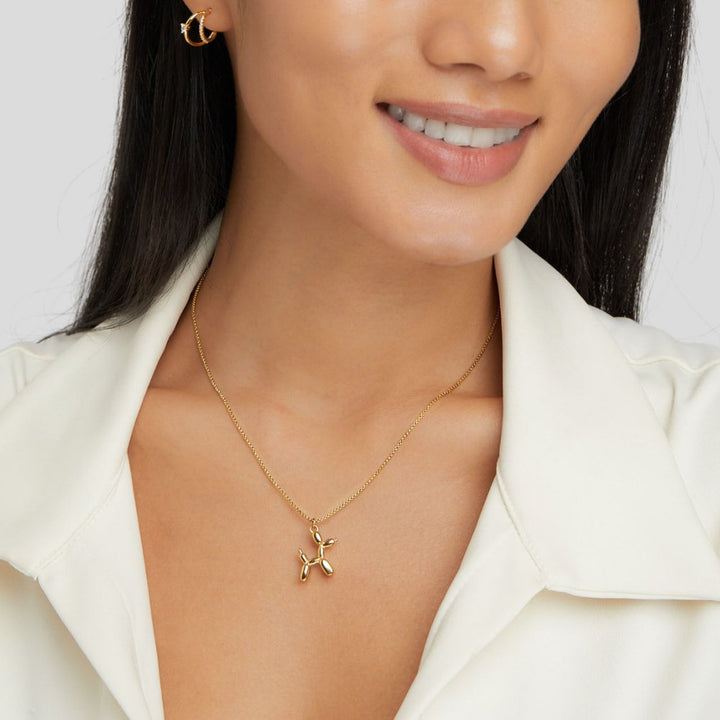 Collier en forme de ballon doré