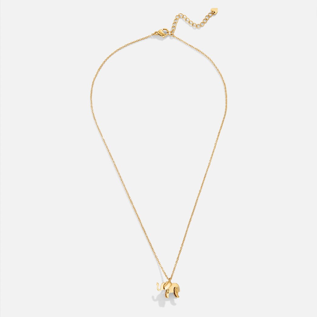 Collier en Éléphant Doré