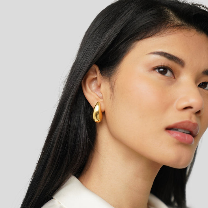 Boucles d'oreilles pendantes Ame Gold