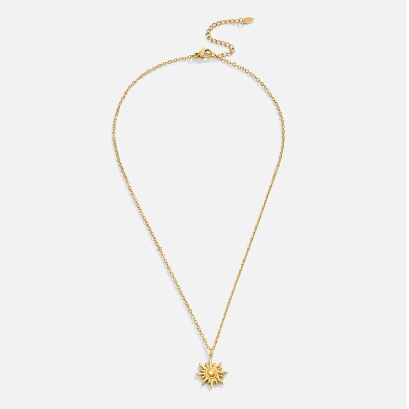 Collier Rayons de Soleil Dorés