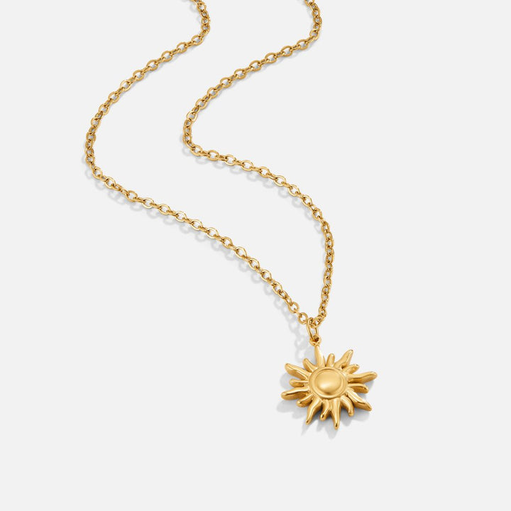 Collier Rayons de Soleil Dorés
