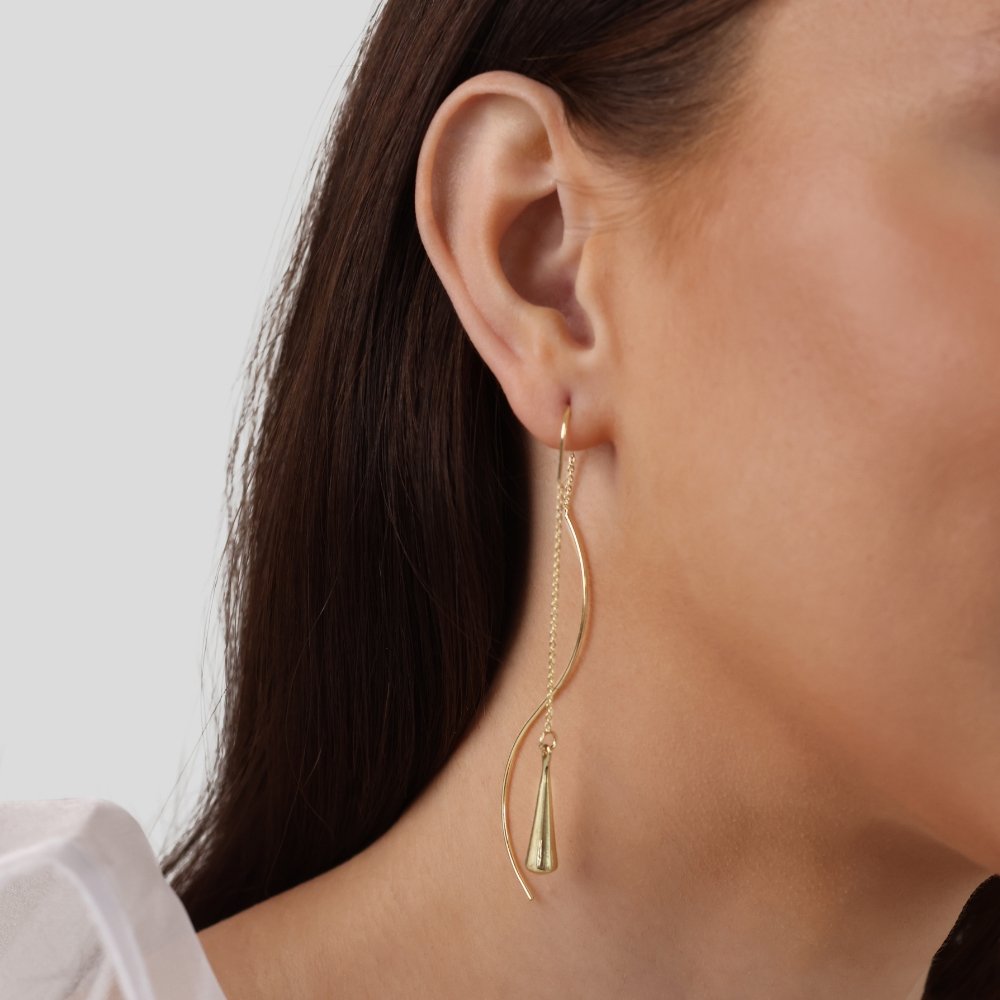 Boucles d'oreilles à franges en goutte