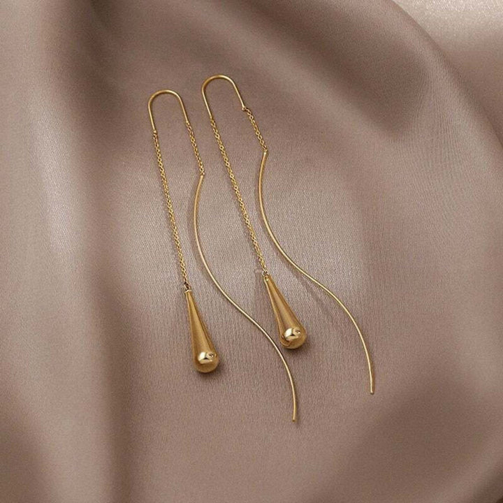 Boucles d'oreilles à franges en goutte