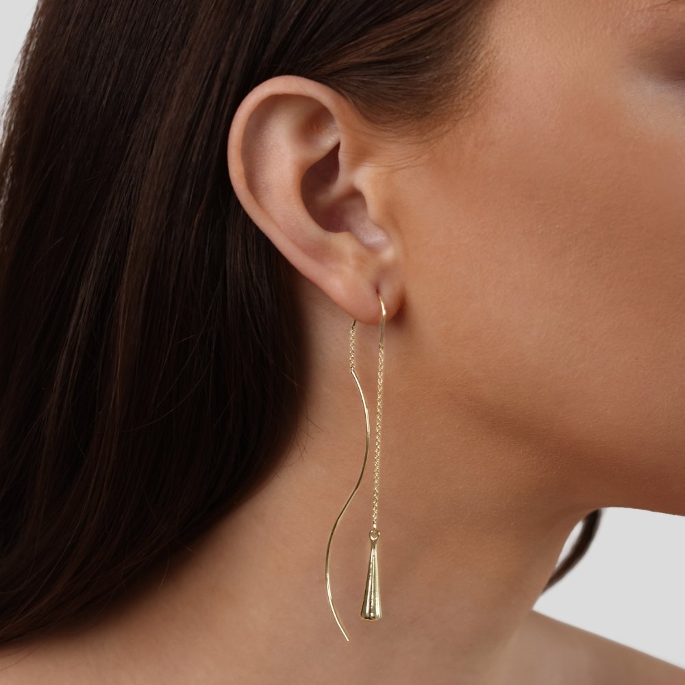 Boucles d'oreilles à franges en goutte