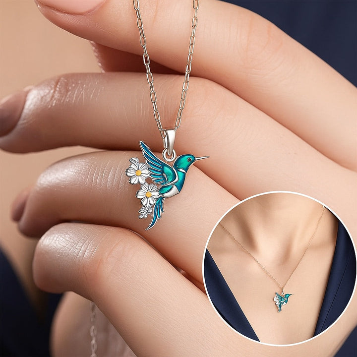 Collier de Colibri Magnifique avec Boucles d'Oreilles Bonus – Offre Limitée
