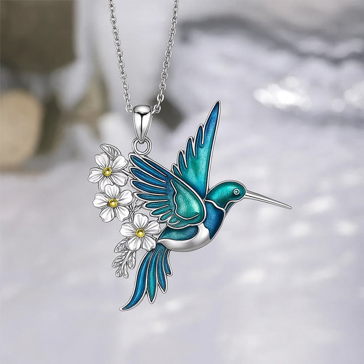 Collier de Colibri Magnifique avec Boucles d'Oreilles Bonus – Offre Limitée