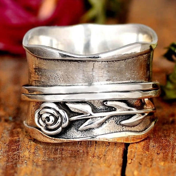Bague en Argent Boho Rose