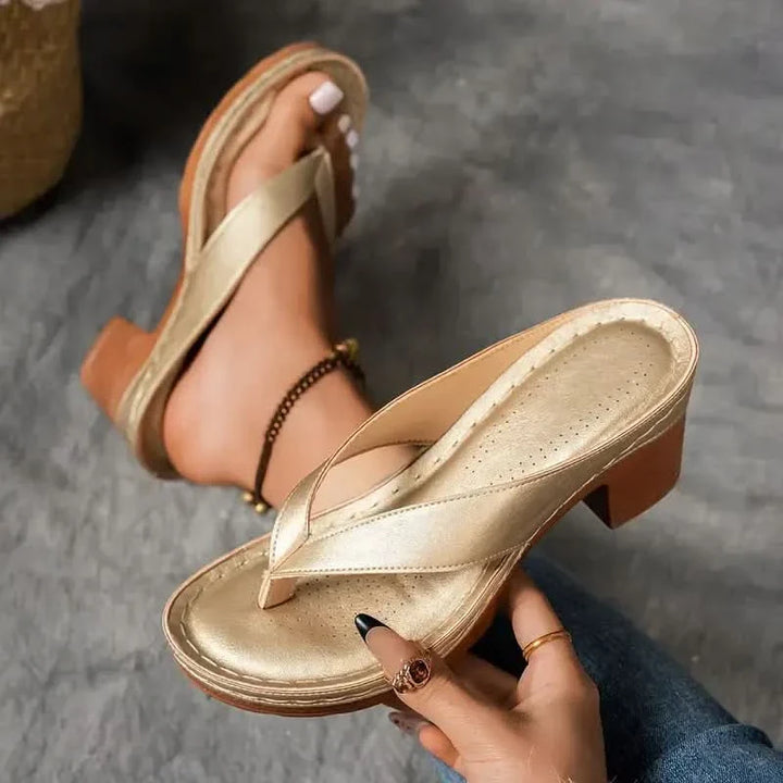 Ruth | Orthopedic Slippers with Heel