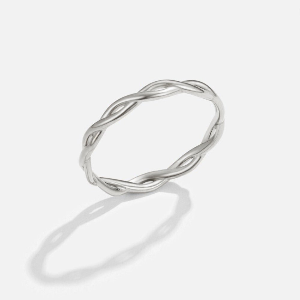 Bague tournante Infinity 18K Argent