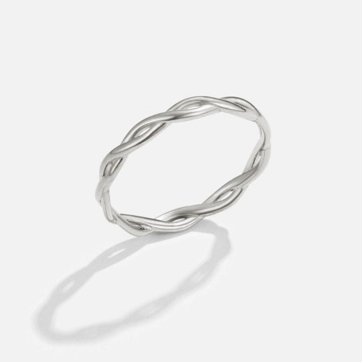 Bague tournante Infinity 18K Argent