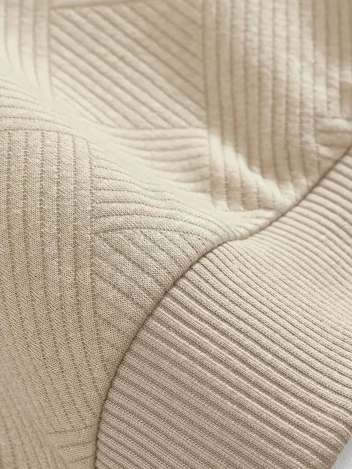 Morgan™ – Oliver Pull zippé vintage à motifs géométriques