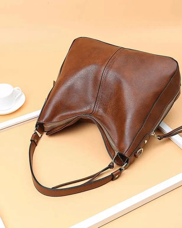 Morgane™| Giselle Leather Shoulder Bag