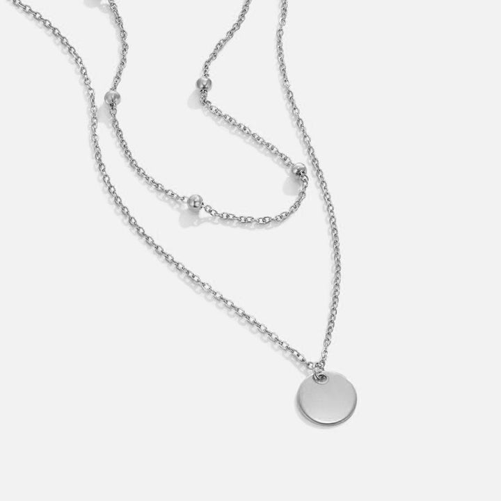 Collier à plusieurs couches en argent
