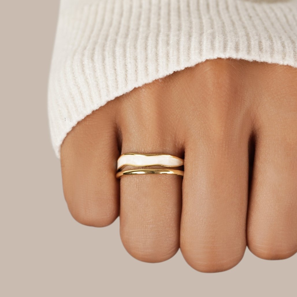 Hoffnung - Bague en couches