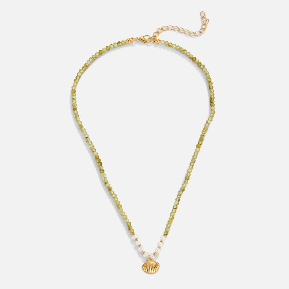 Collier en perles et coquillages Luca