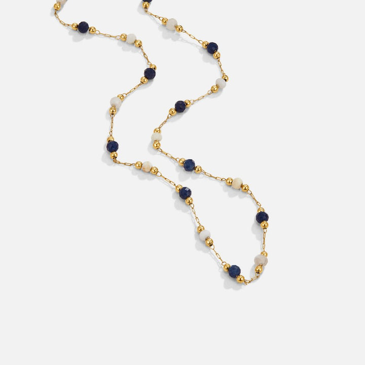 Collier en pierre de lune Mitternachtsstein