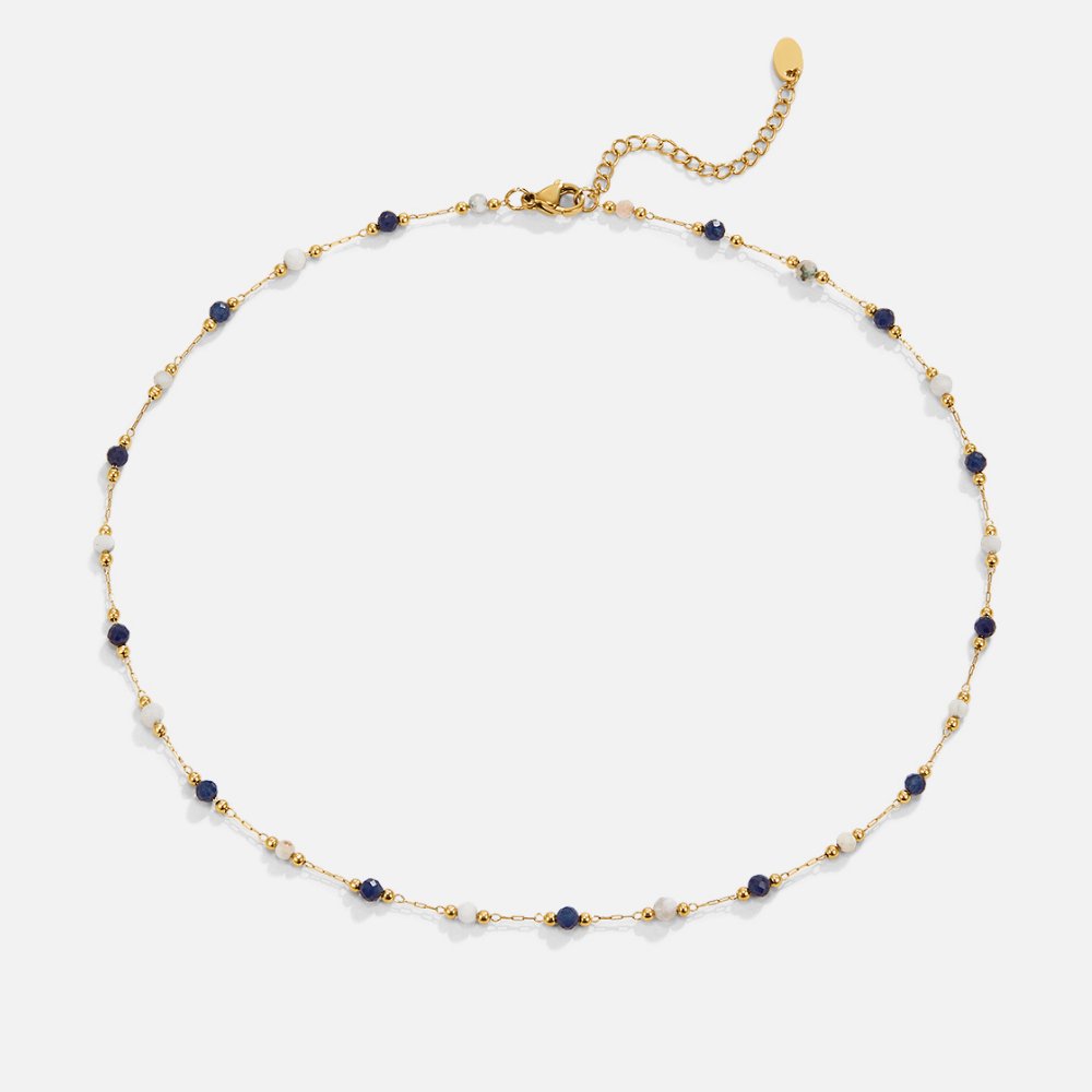 Collier en pierre de lune Mitternachtsstein