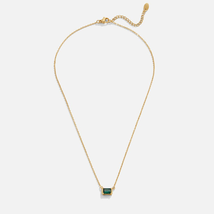 Collier en émeraude verte Moni