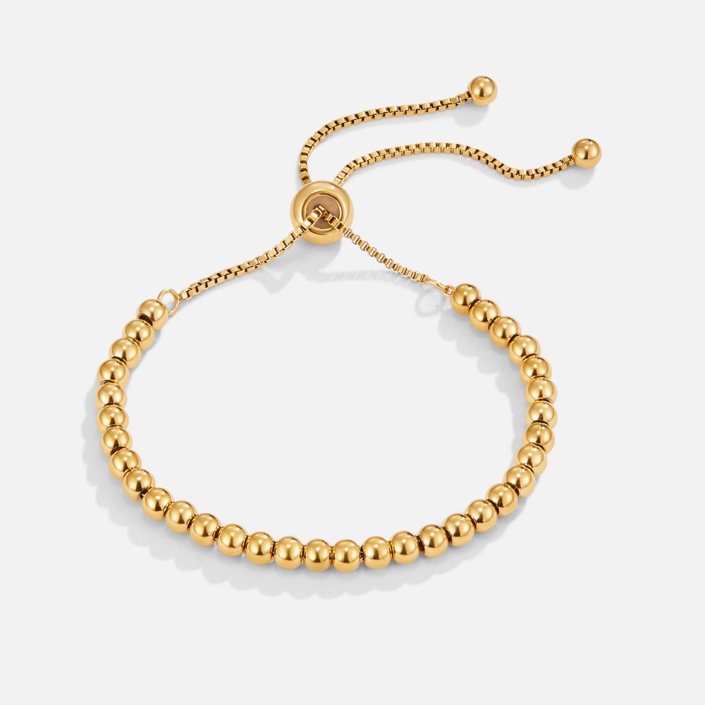 Bracelet en perles Nila en or