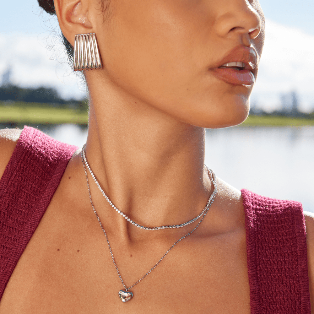 Boucles d'oreilles Nova Silber