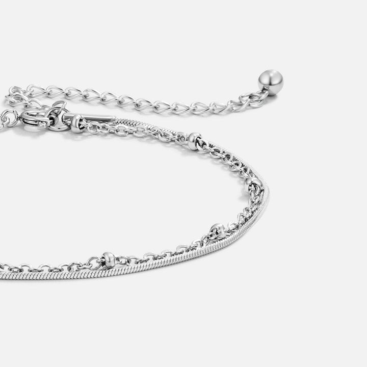 Bracelet Pia Silber Schichten
