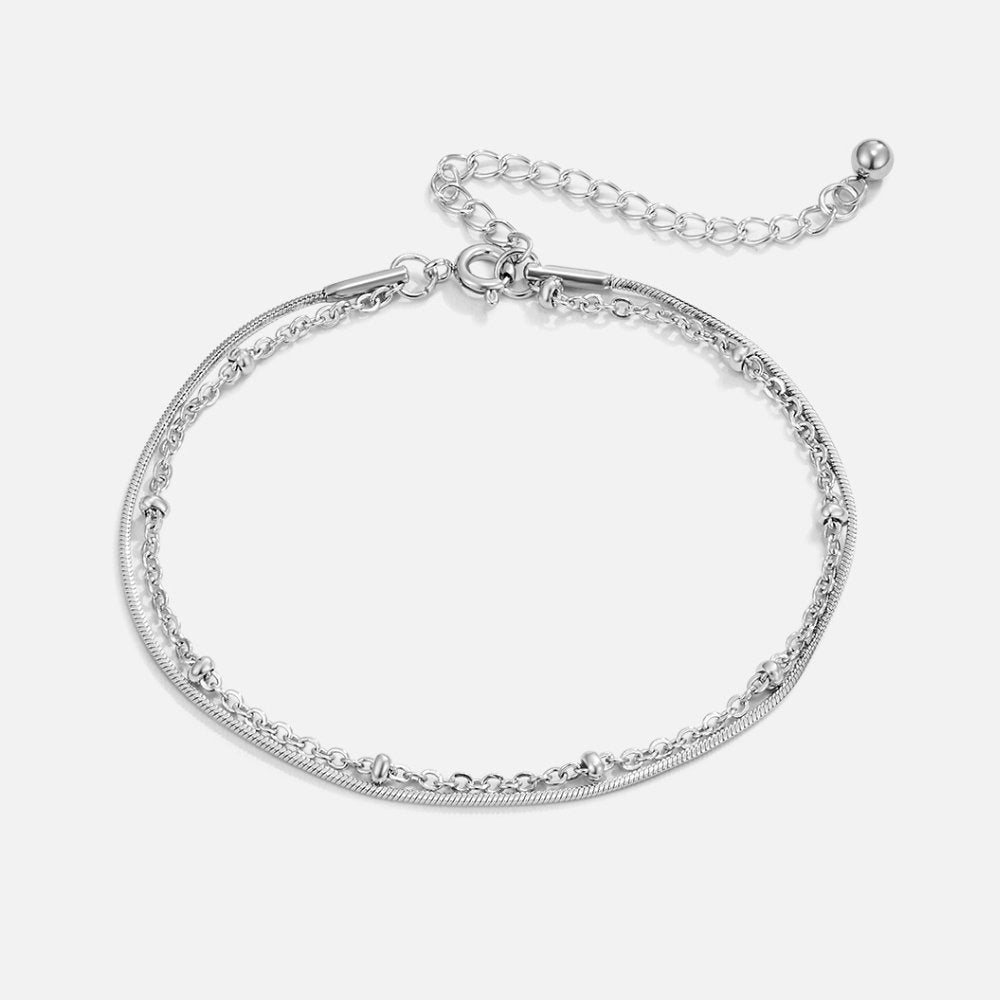 Bracelet Pia Silber Schichten