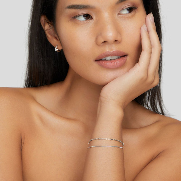 Bracelet Pia Silber Schichten