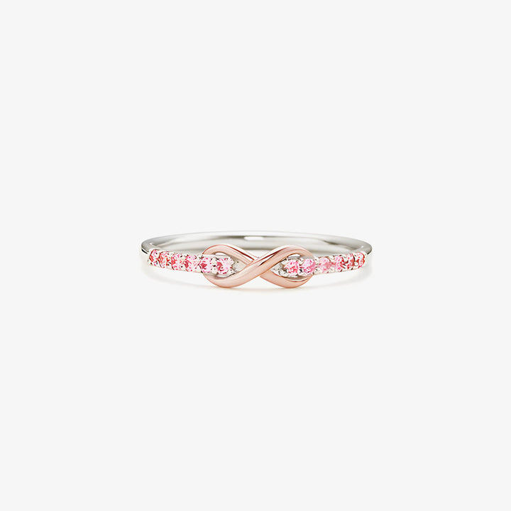 Bague Pink Infinity Diamond