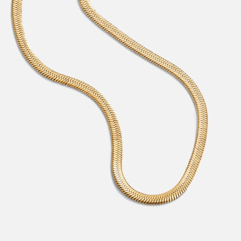 Collier en Chaîne Serpent en Or