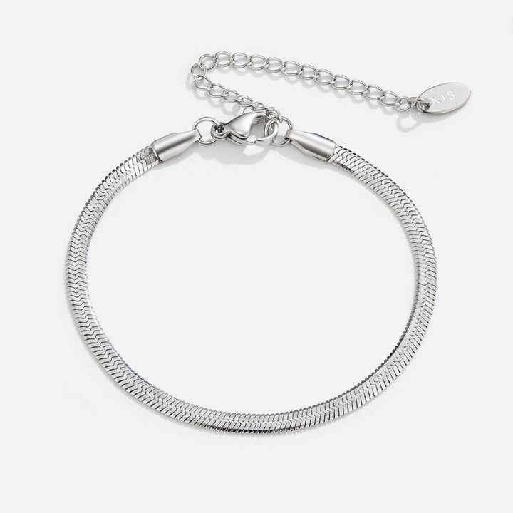 Bracelet en Chaîne Sarya Snake en Argent
