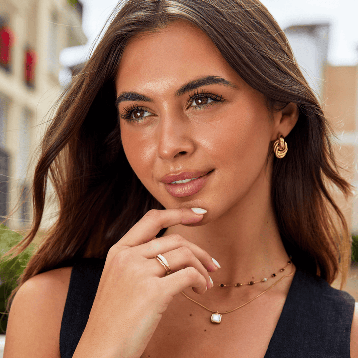 Boucles d'oreilles en argent tordues Sofia