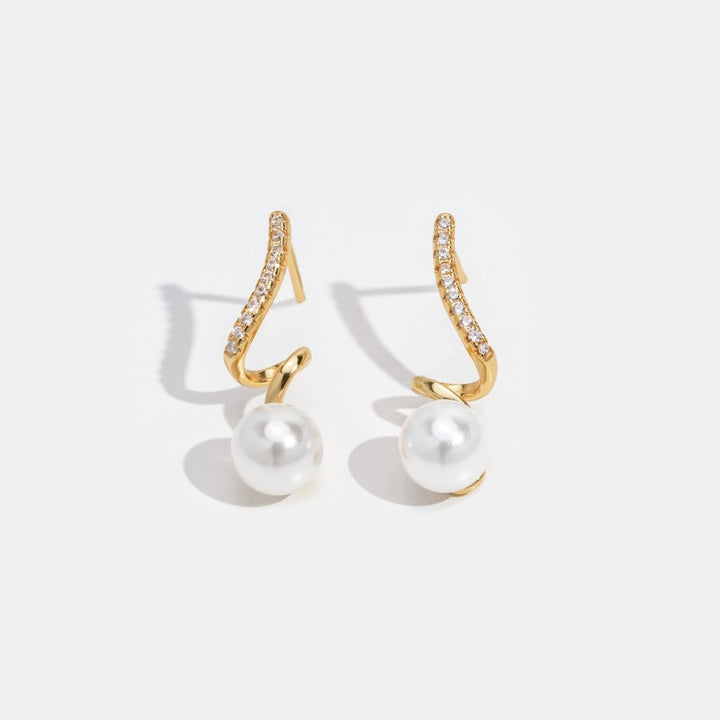 Boucles d'oreilles Tam Perles Vagues