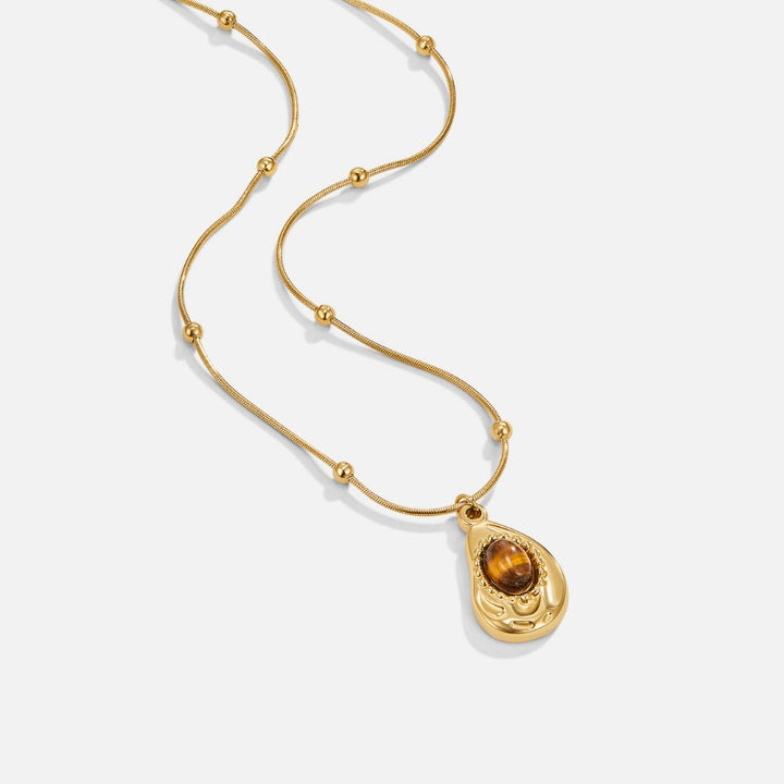 Collier avec pendentif Tigerstein