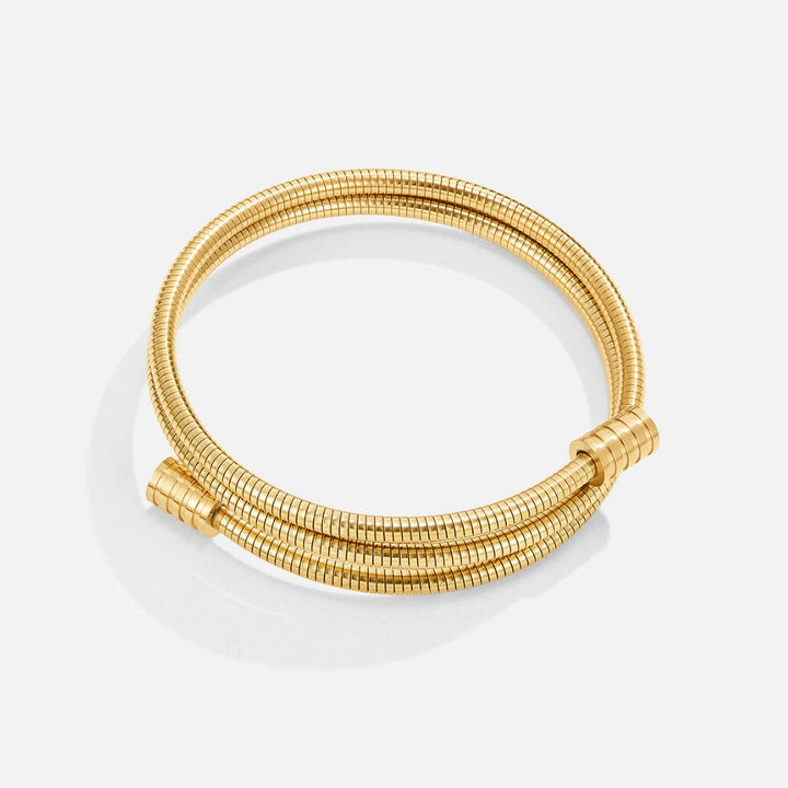 Bracelet en or tordu