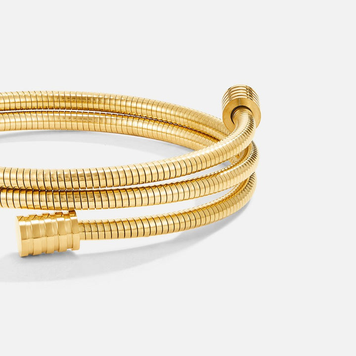 Bracelet en or tordu