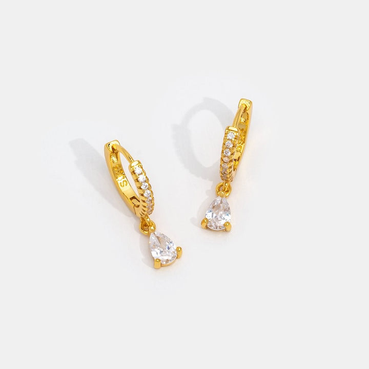 Boucles d'oreilles en cristal or premium