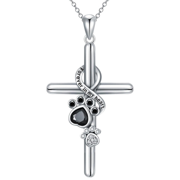Collier Pattes & Croix en Argent Sterling 925